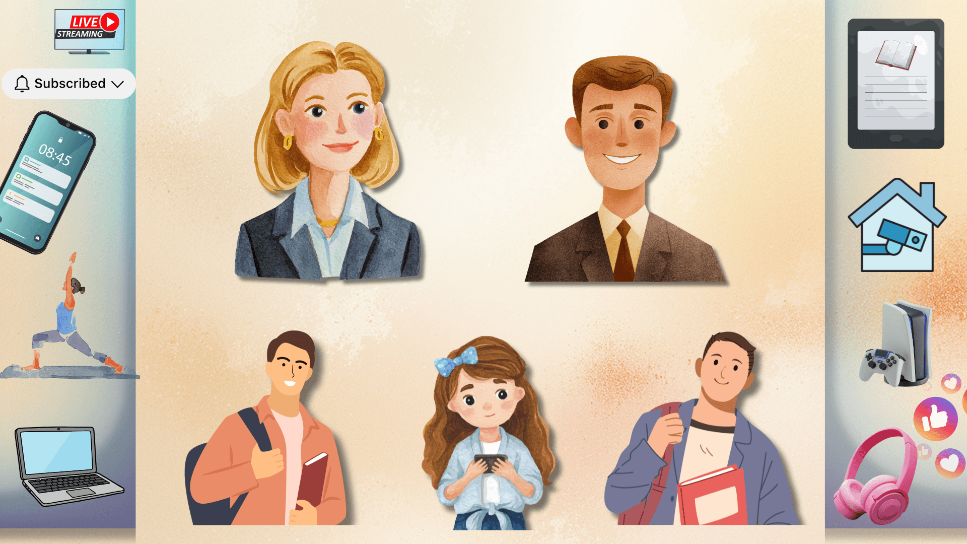 Case study: A family with 27 active subscriptions